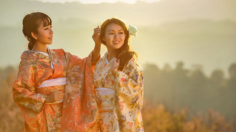 Fakta unik tentang wanita Jepang - Dua wanita Jepang